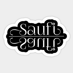 Saufi Saufi #partyurlaub wir kommen süßes shirt Sticker